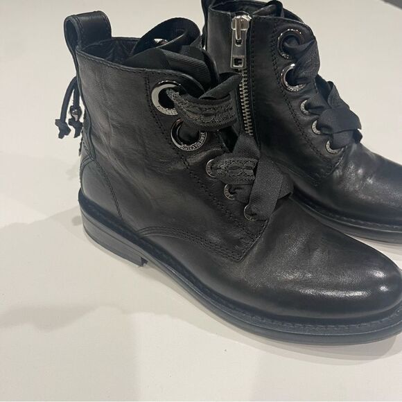 Zadig&Voltaire lace-up 30mm ankle boots size 37 - Picture 7 of 15